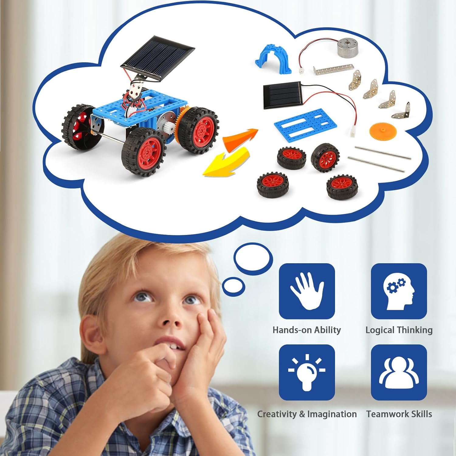 Solar - STEM Robot Kit - STEM Learning Toy - SRK-037