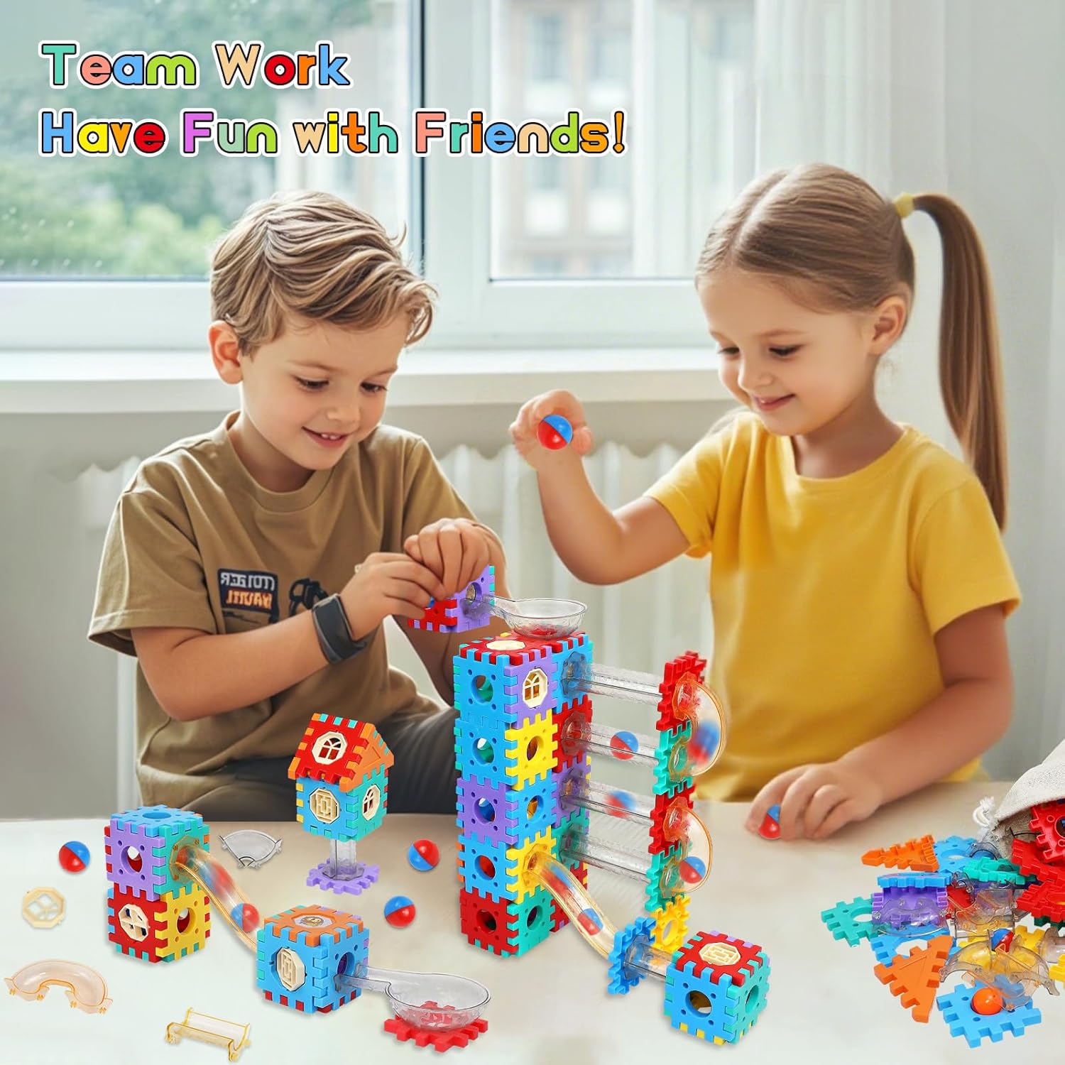 234-Piece - Marble Run Building Set - STEM Learning Toy