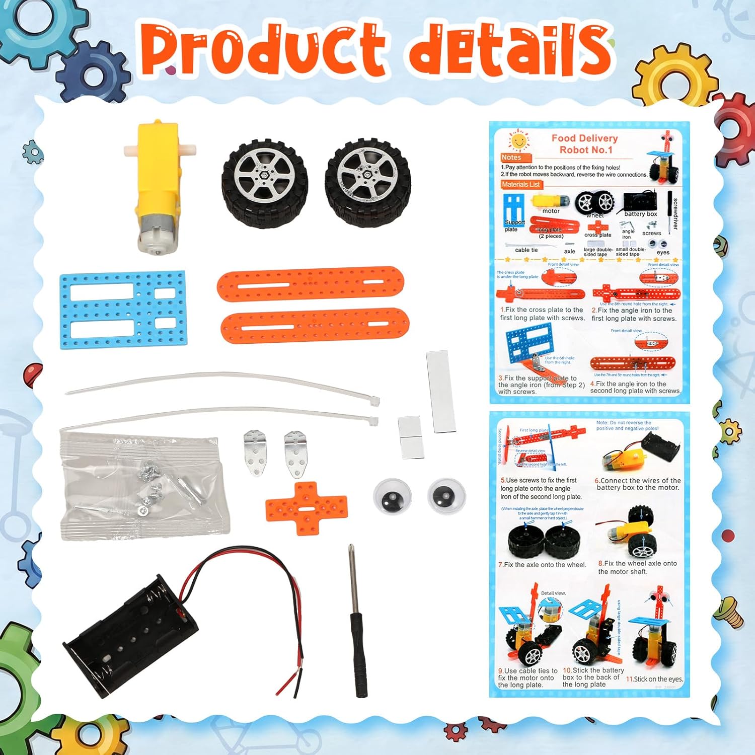 Car - STEM Robot Kit - STEM Learning Toy - Ages 12+