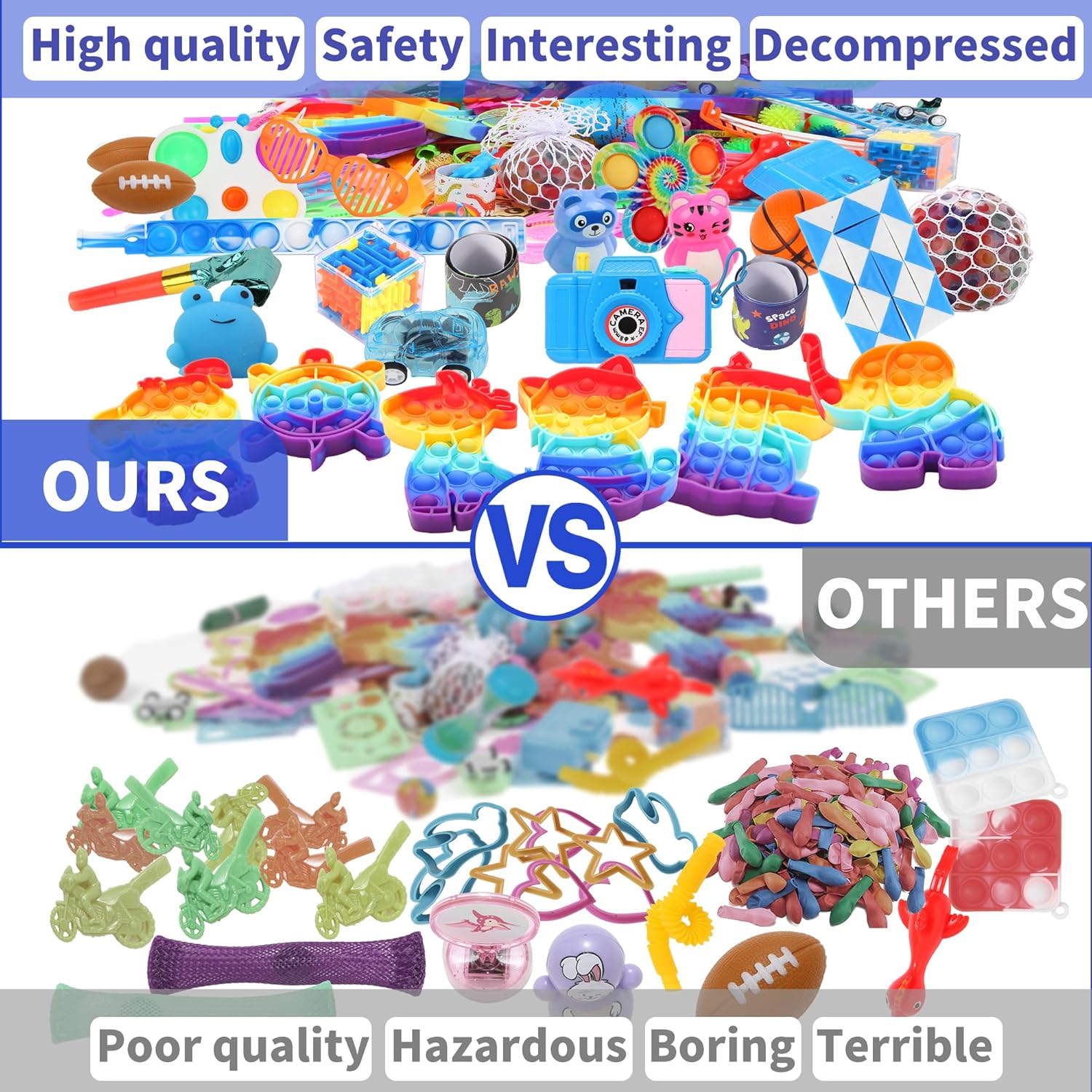 1000-Piece - Car - Party Favor Toys - Sensory Play Toy