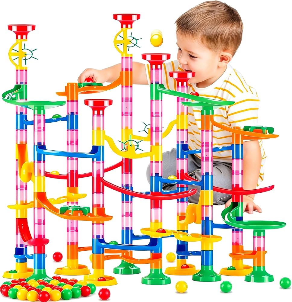 133-Piece - Marble Run Building Set - STEM Learning Toy - Ages 6+