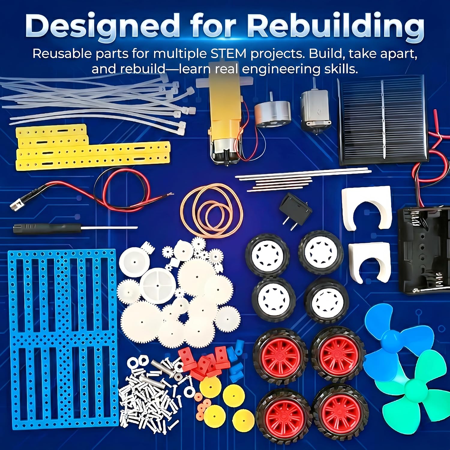 Car - Solar Robot Kit - STEM Learning Toy - Ages 8-14