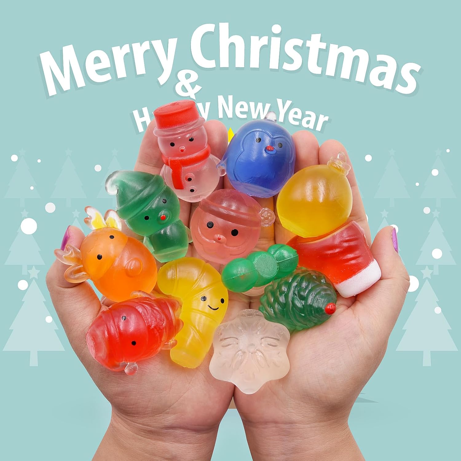 12-Piece - Fidget - Stocking Stuffer Toys - Sensory Play Toy - Ages 3+
