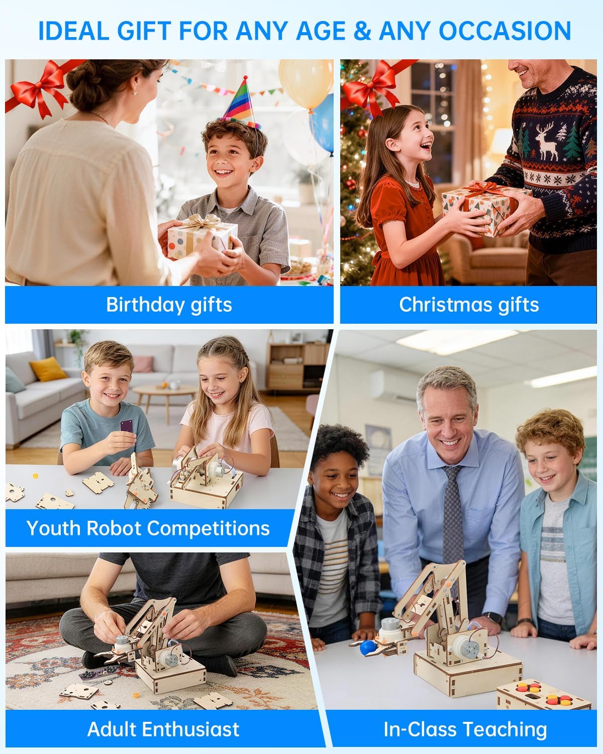 Science - STEM Robot Kit - STEM Learning Toy - Ages 8-12
