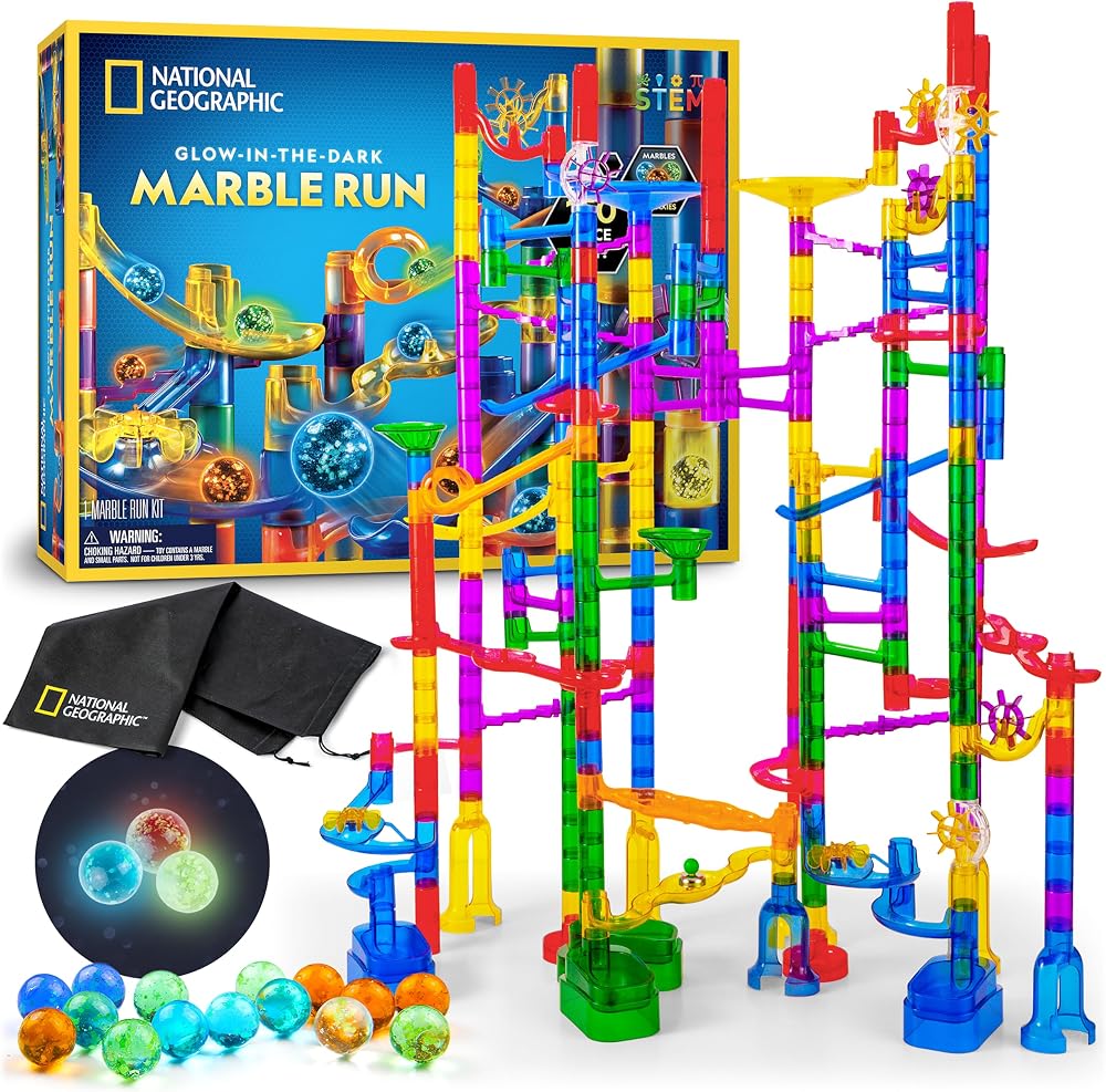 150-Piece - Marble Run Building Set - STEM Learning Toy - Ages 8+