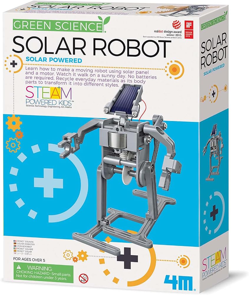 Science - Solar Robot Kit - STEM Learning Toy - Ages 12+