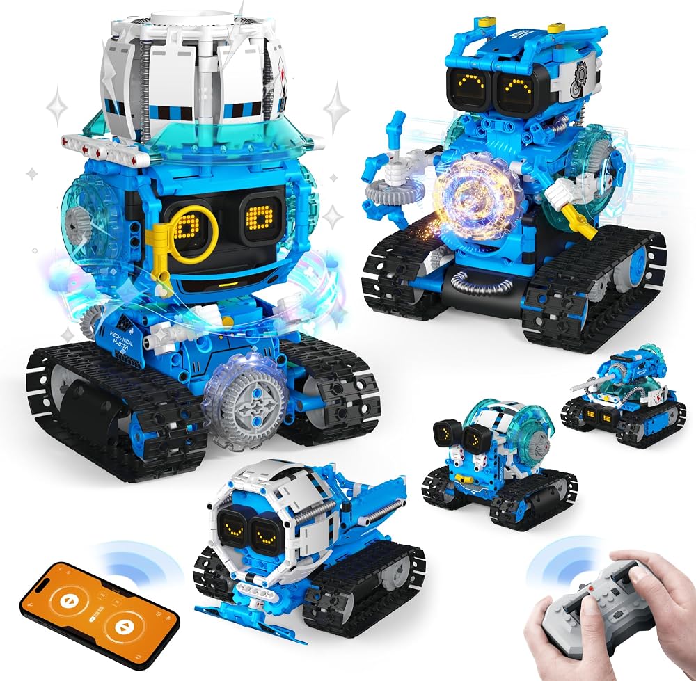 494-Piece - STEM Robot Kit - STEM Learning Toy - Ages 8-13