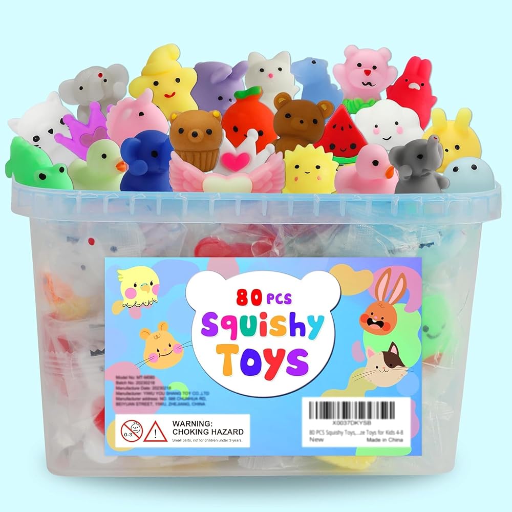 80-Piece - Sensory - Party Favor Toys - Sensory Play Toy - Ages 3+