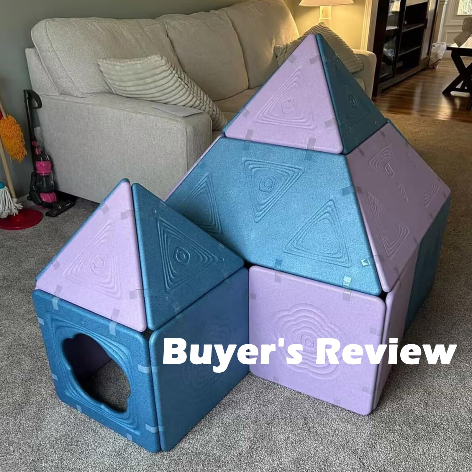 Magnetic Building Tiles Set - Creative Play Toy