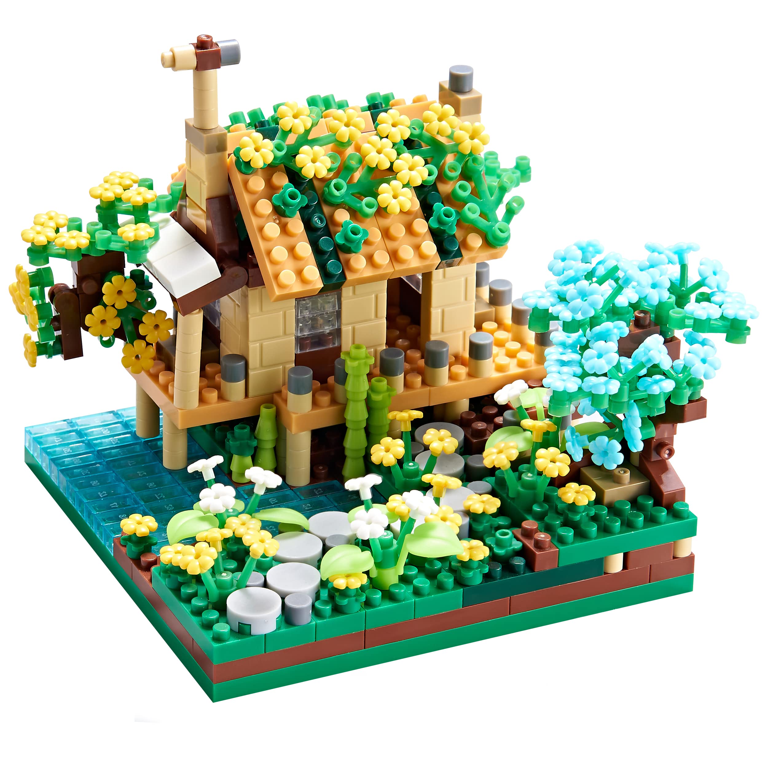 600-Piece - Mini Building Blocks Set - Creative Play Toy - Ages 14