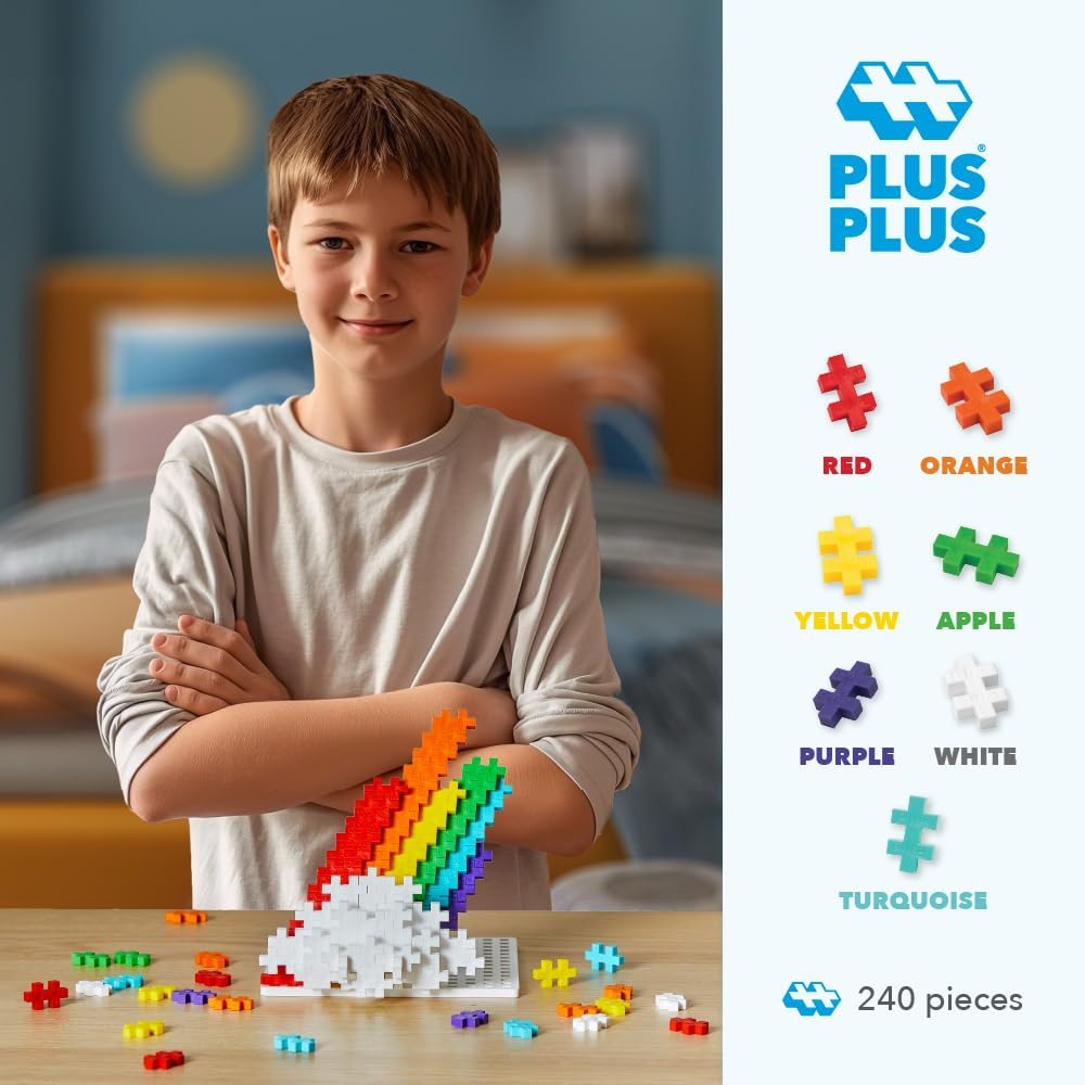 240-Piece - Sensory - Mini Building Blocks Set - STEM Learning Toy