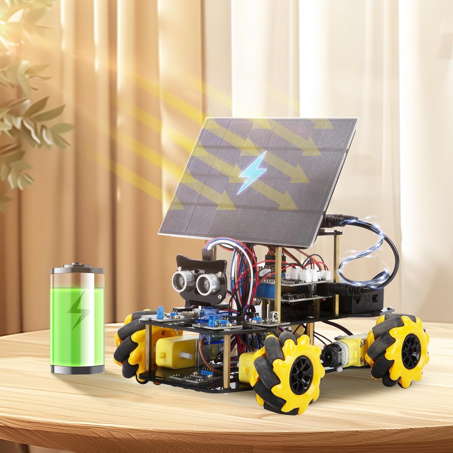 Car - Solar Robot Kit - STEM Learning Toy - SLR-092