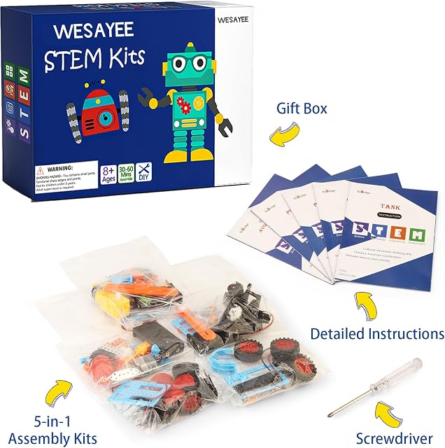 Science - STEM Robot Kit - STEM Learning Toy - SRK-079
