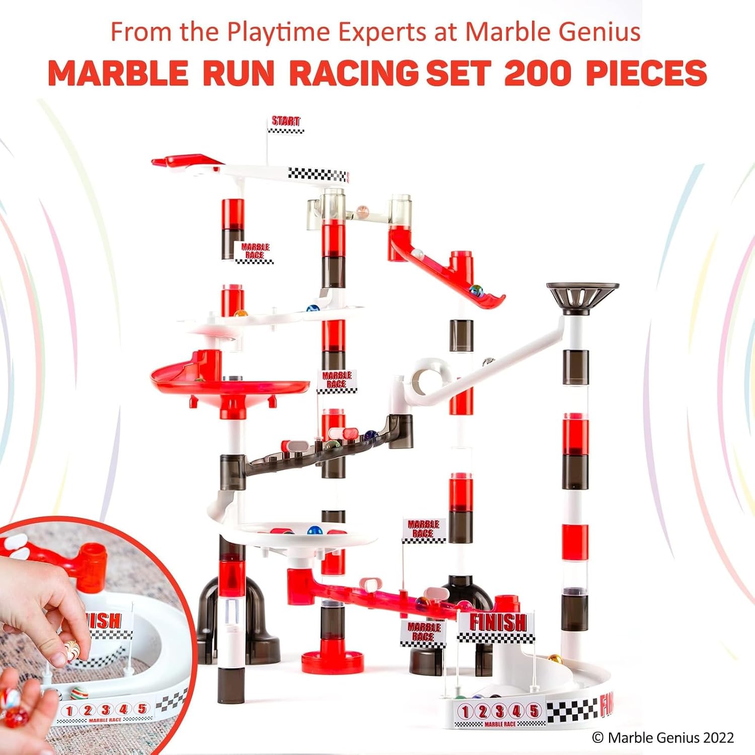 Marble Run Building Set - STEM Learning Toy - Ages 4+