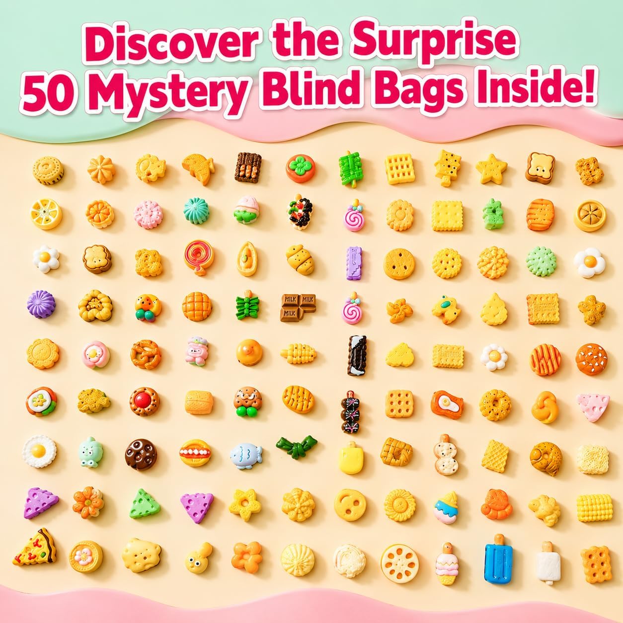 50-Piece - Bag Charm Toy - Creative Play Toy - BCT-014