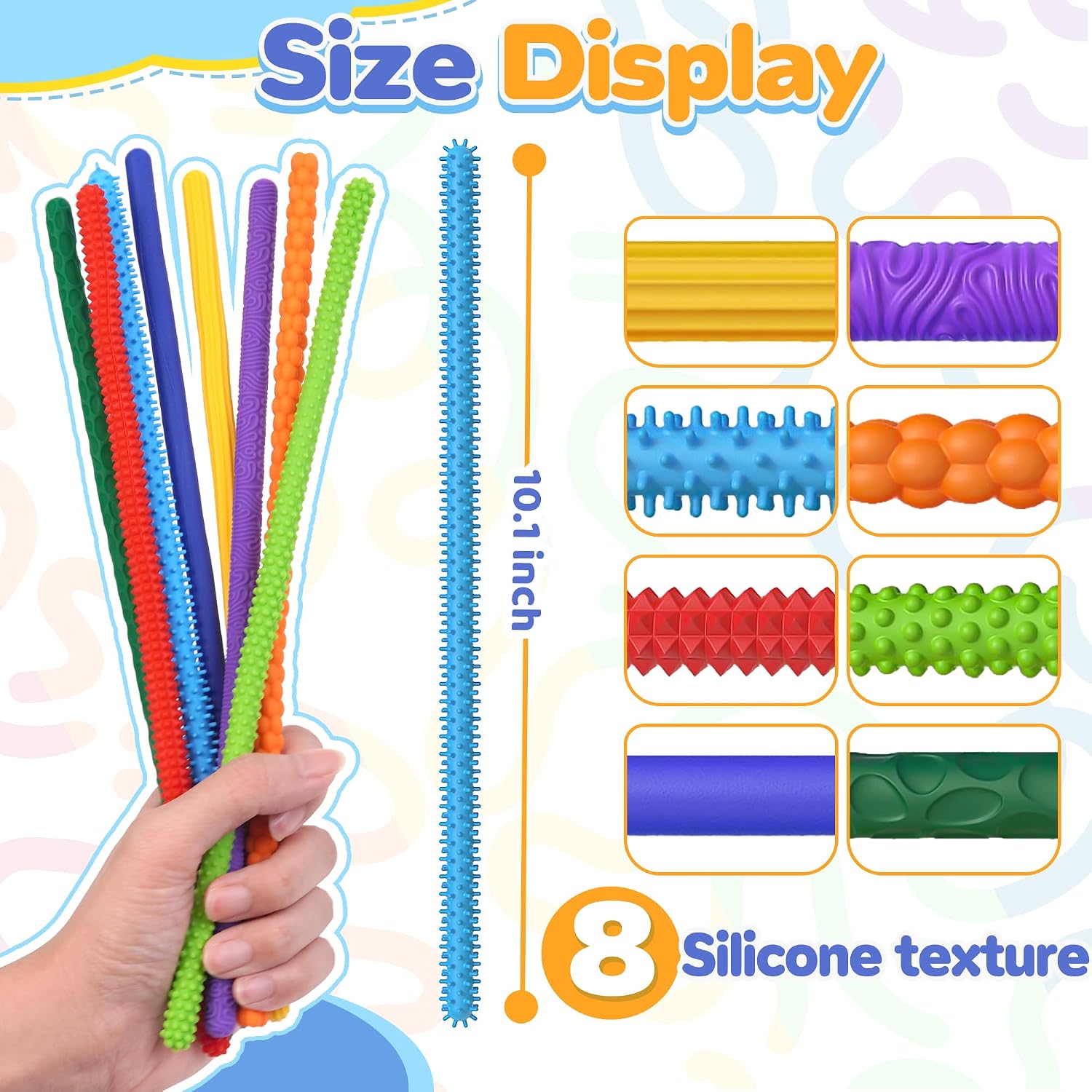 8-Piece - Sensory - Stocking Stuffer Toys - Sensory Play Toy