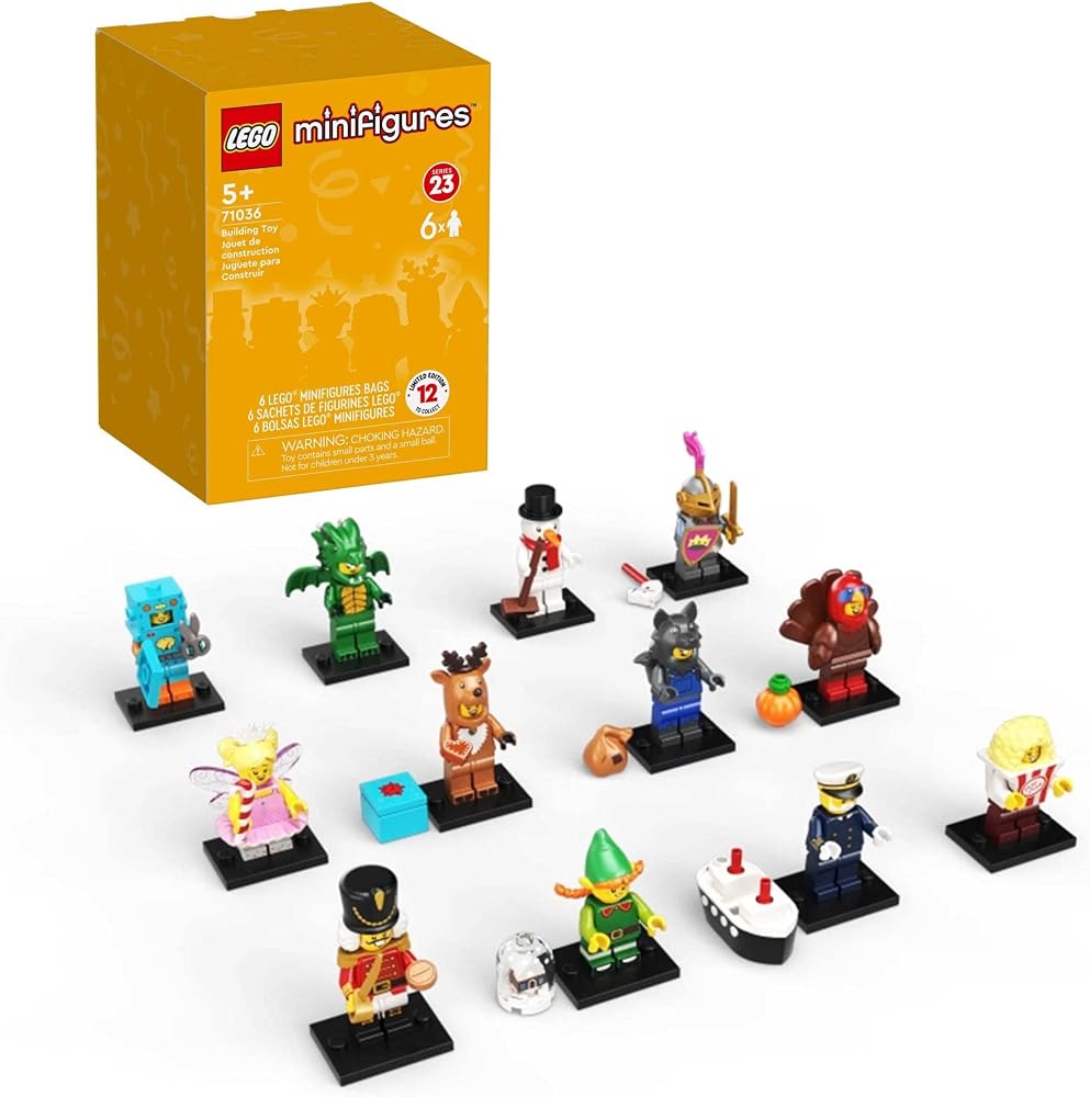 6-Piece - Blind Box Mini Bricks Set - Creative Play Toy - Ages 5+
