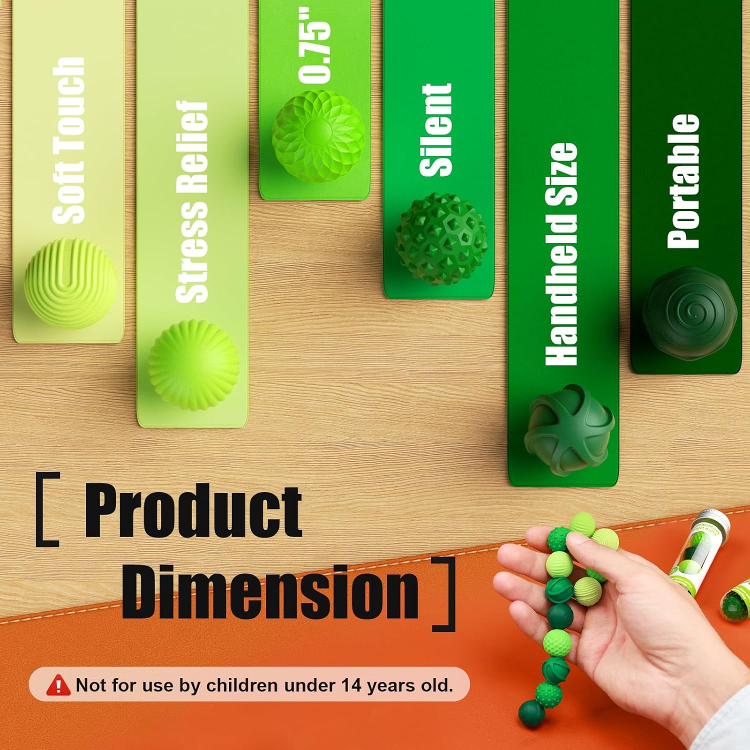 Magnetic - Desk Fidget Toy - Sensory Play Toy - Ages 14+