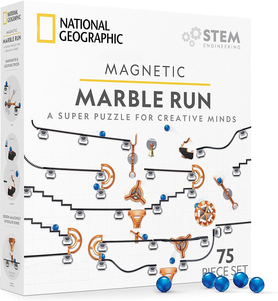Magnetic - Marble Run Building Set - STEM Learning Toy - Ages 10+