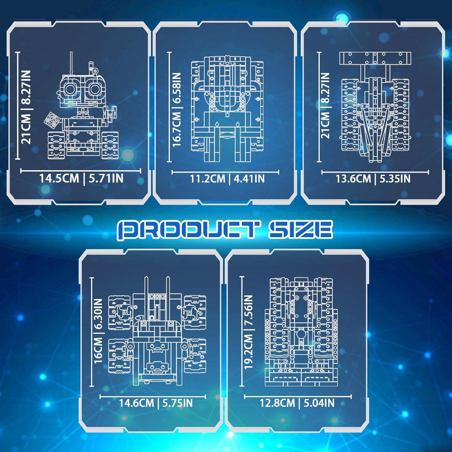 560-Piece - Science - STEM Robot Kit - STEM Learning Toy - Ages 8-12