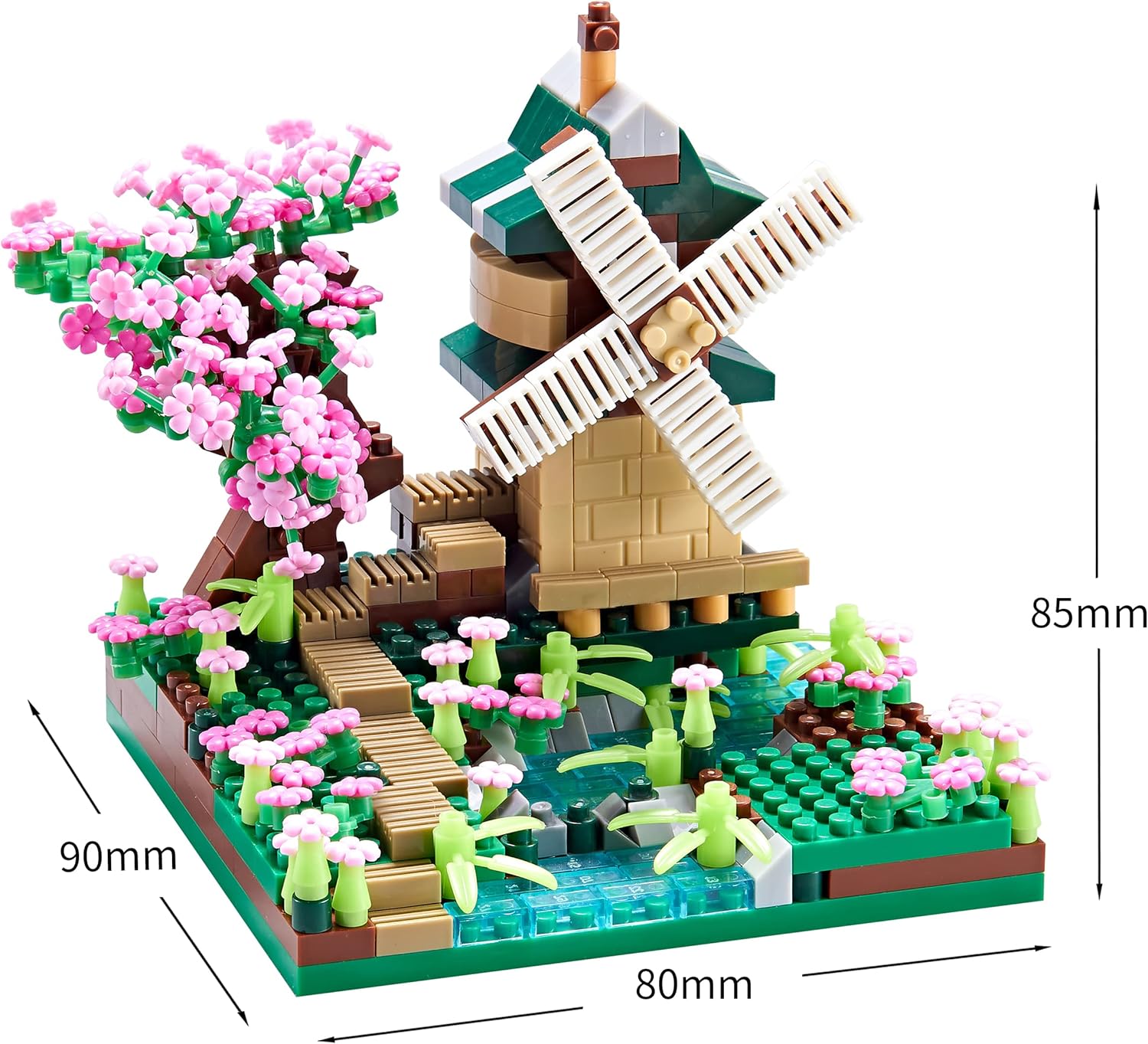 Flower - Mini Building Blocks Set - Creative Play Toy - Ages 14+