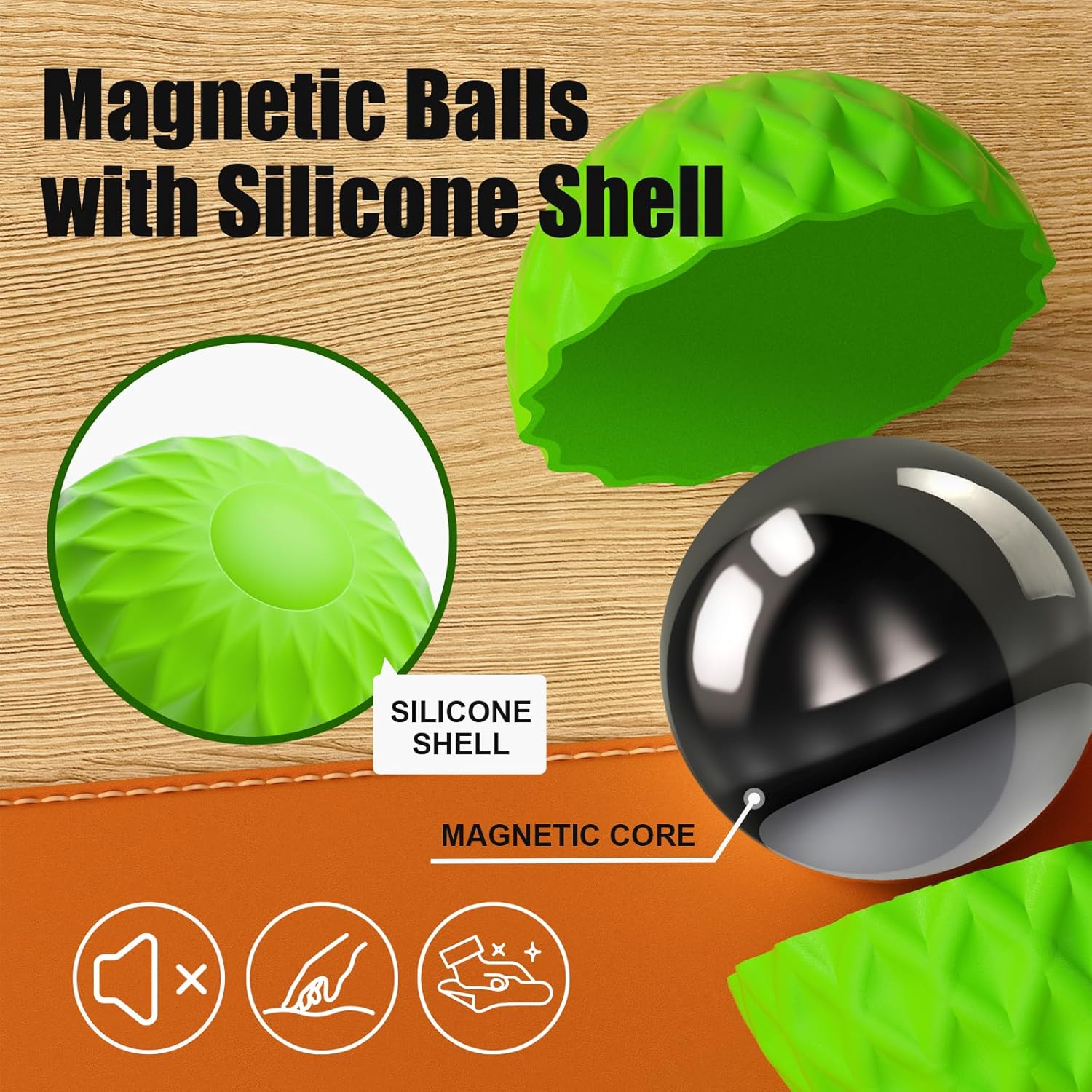 Magnetic - Desk Fidget Toy - Sensory Play Toy - Ages 14+
