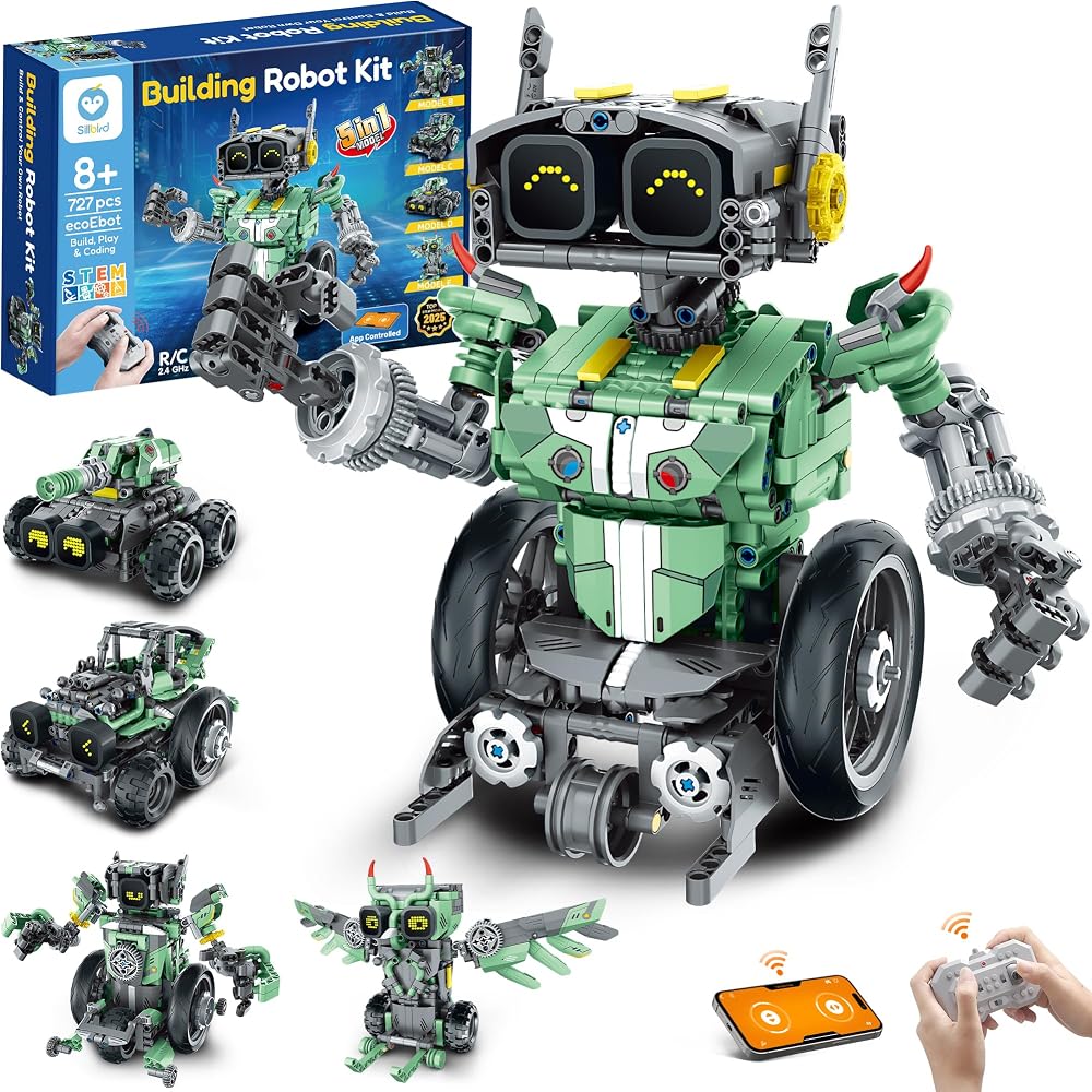 727-Piece - Car - Solar Robot Kit - STEM Learning Toy - Ages 8-14