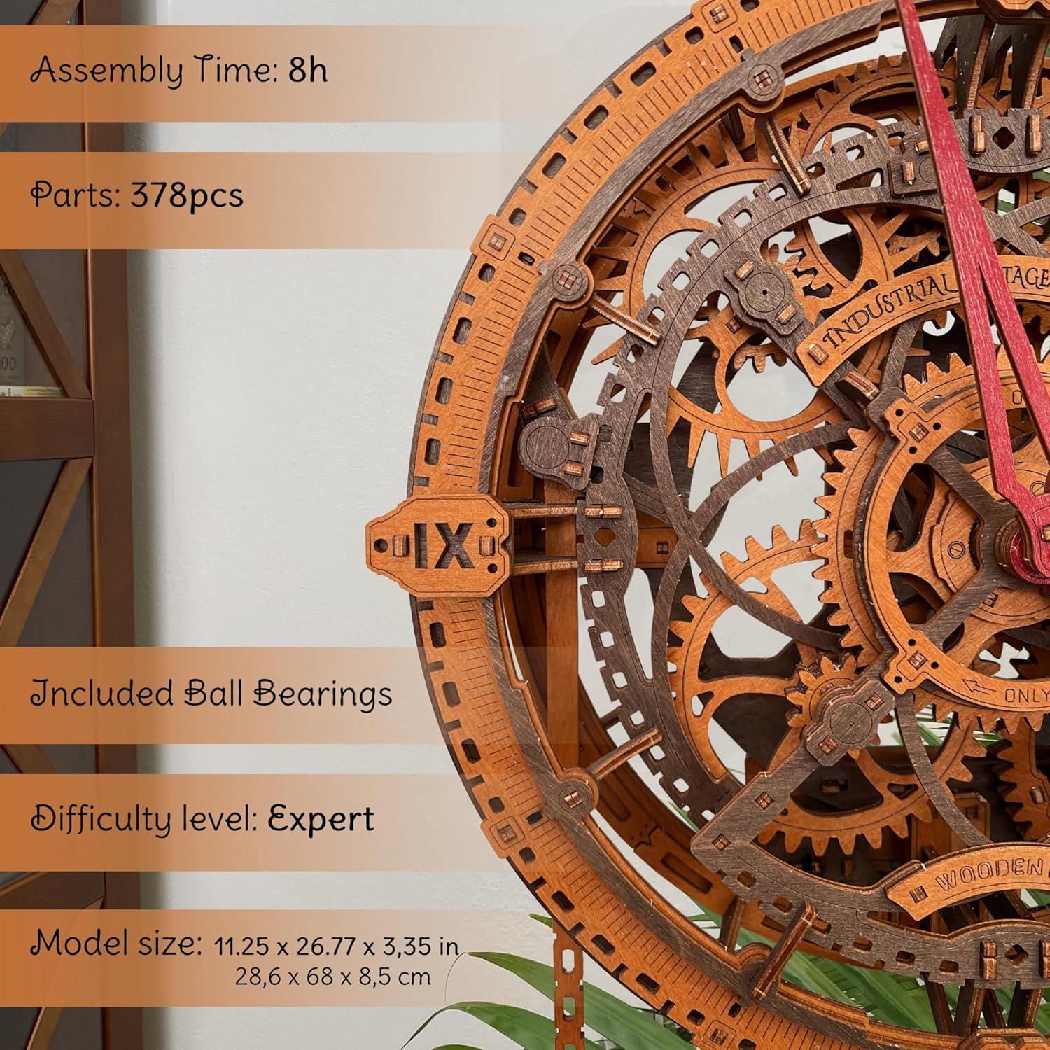 3D Wooden Puzzle Kit - STEM Learning Toy - Ages 15+