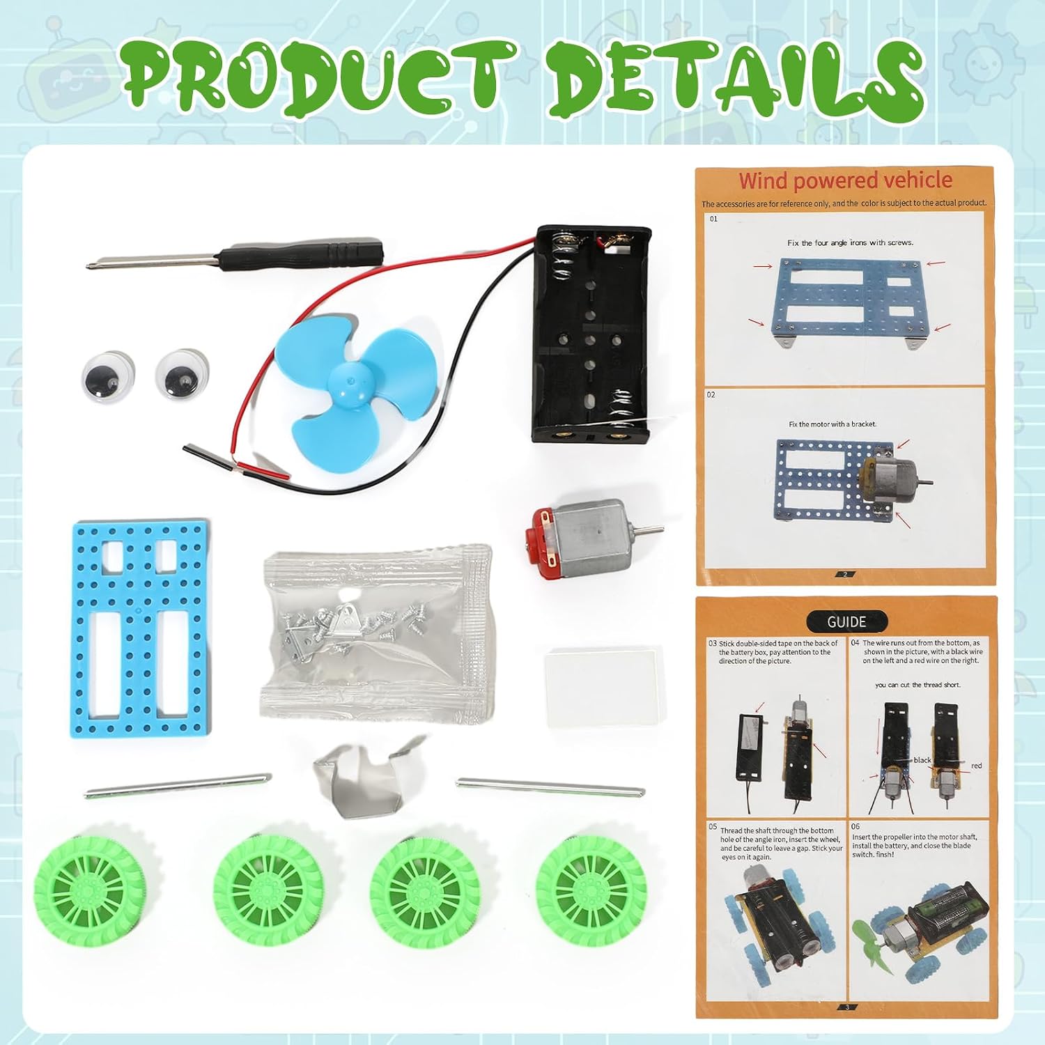 Vehicle - STEM Robot Kit - STEM Learning Toy - Ages 14+
