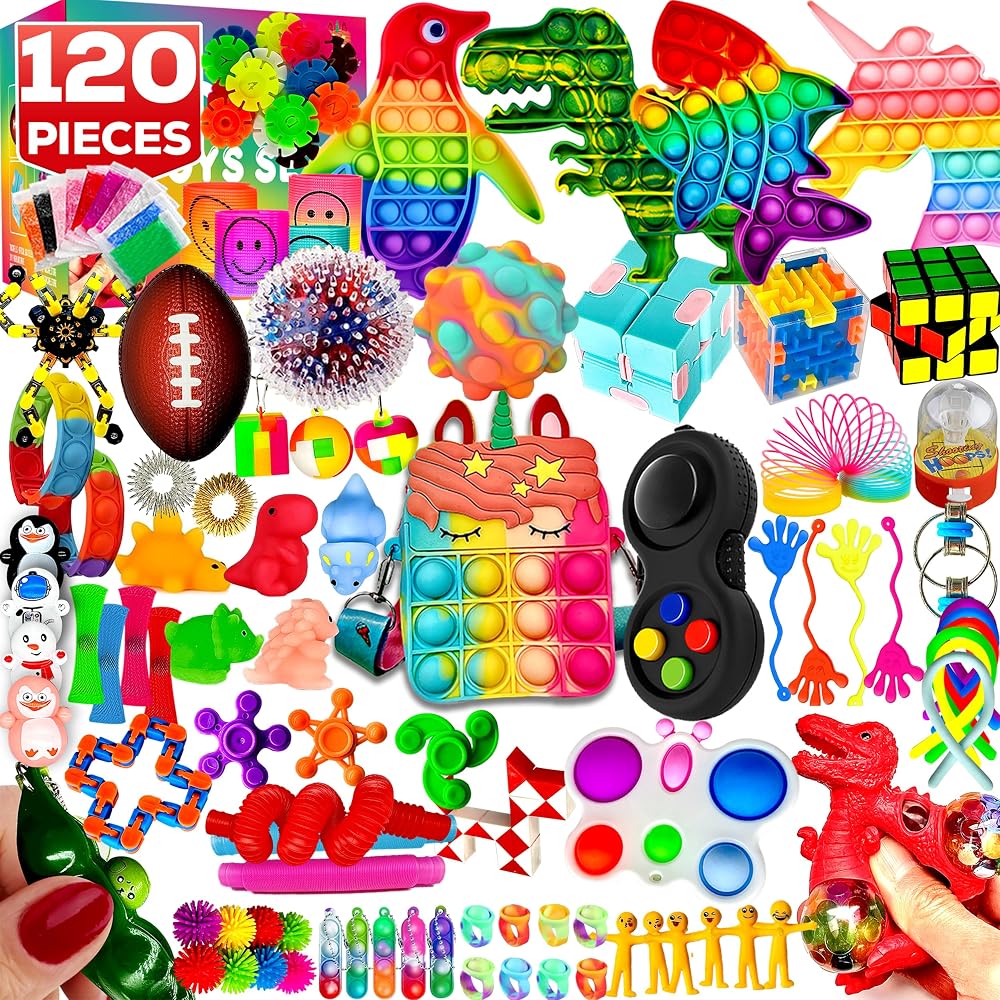 120-Piece - Sensory - Party Favor Toys - Sensory Play Toy - Ages 3+