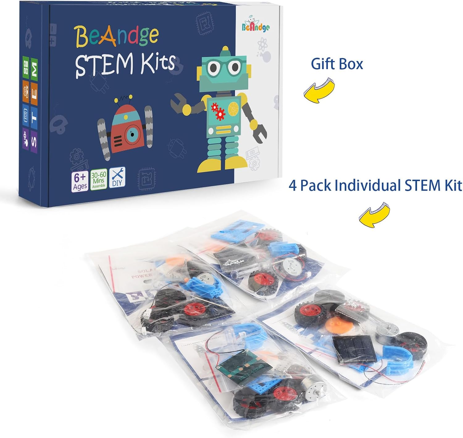 Solar - STEM Robot Kit - STEM Learning Toy - SRK-037