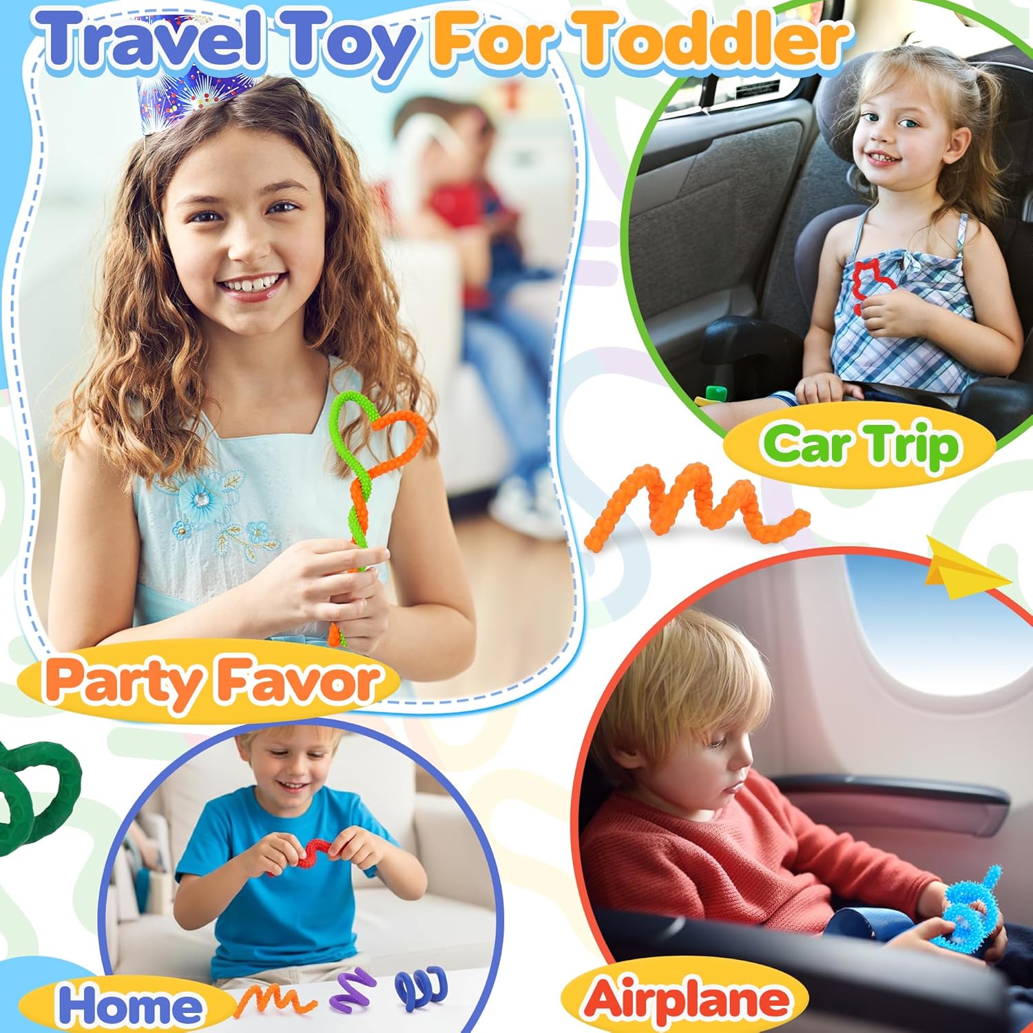 8-Piece - Sensory - Stocking Stuffer Toys - Sensory Play Toy