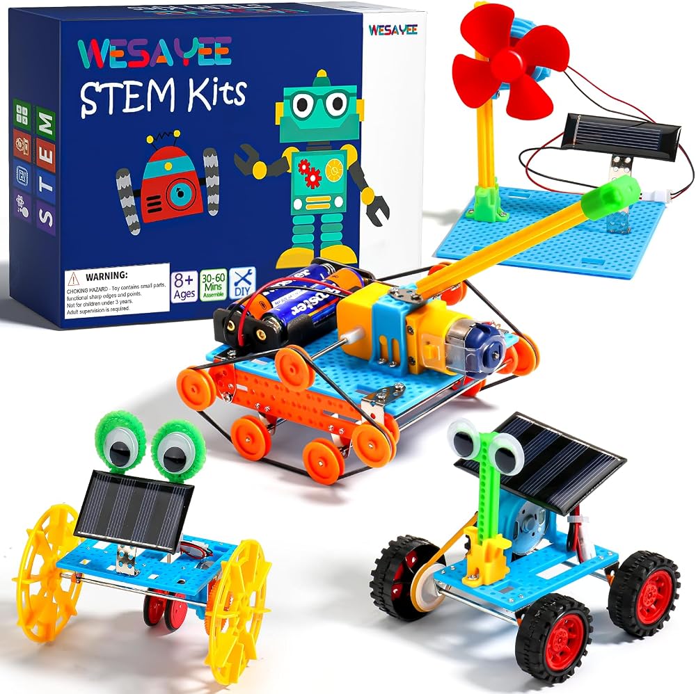 Science - Solar Robot Kit - STEM Learning Toy - Ages 8-13