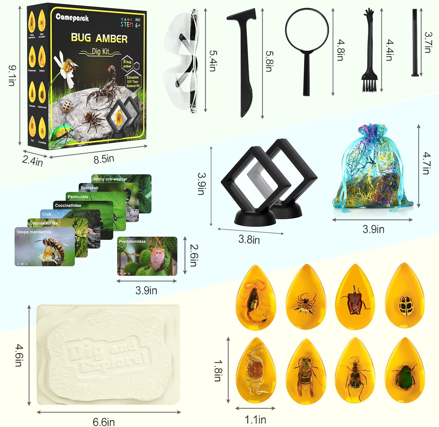 Science - Dinosaur Dig Kit - STEM Learning Toy - Ages 6-8