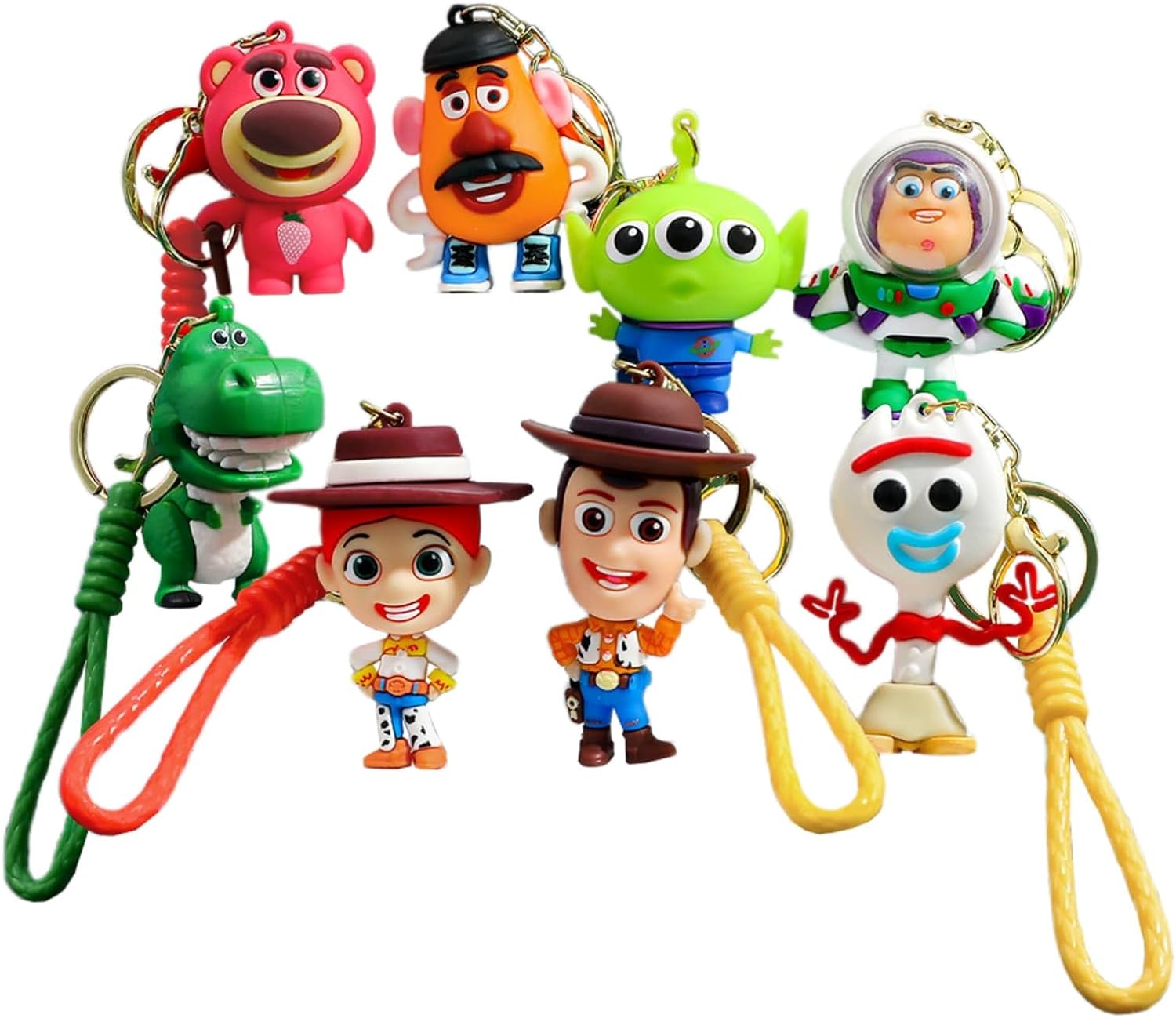 8-Piece - Car - Bag Charm Toy - Creative Play Toy