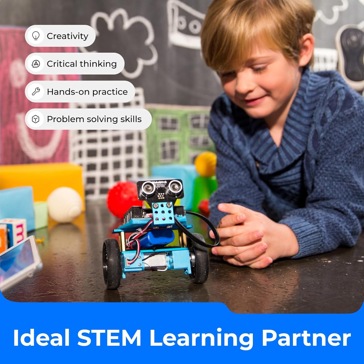 3-Piece - Science - STEM Robot Kit - STEM Learning Toy - Ages 8-12