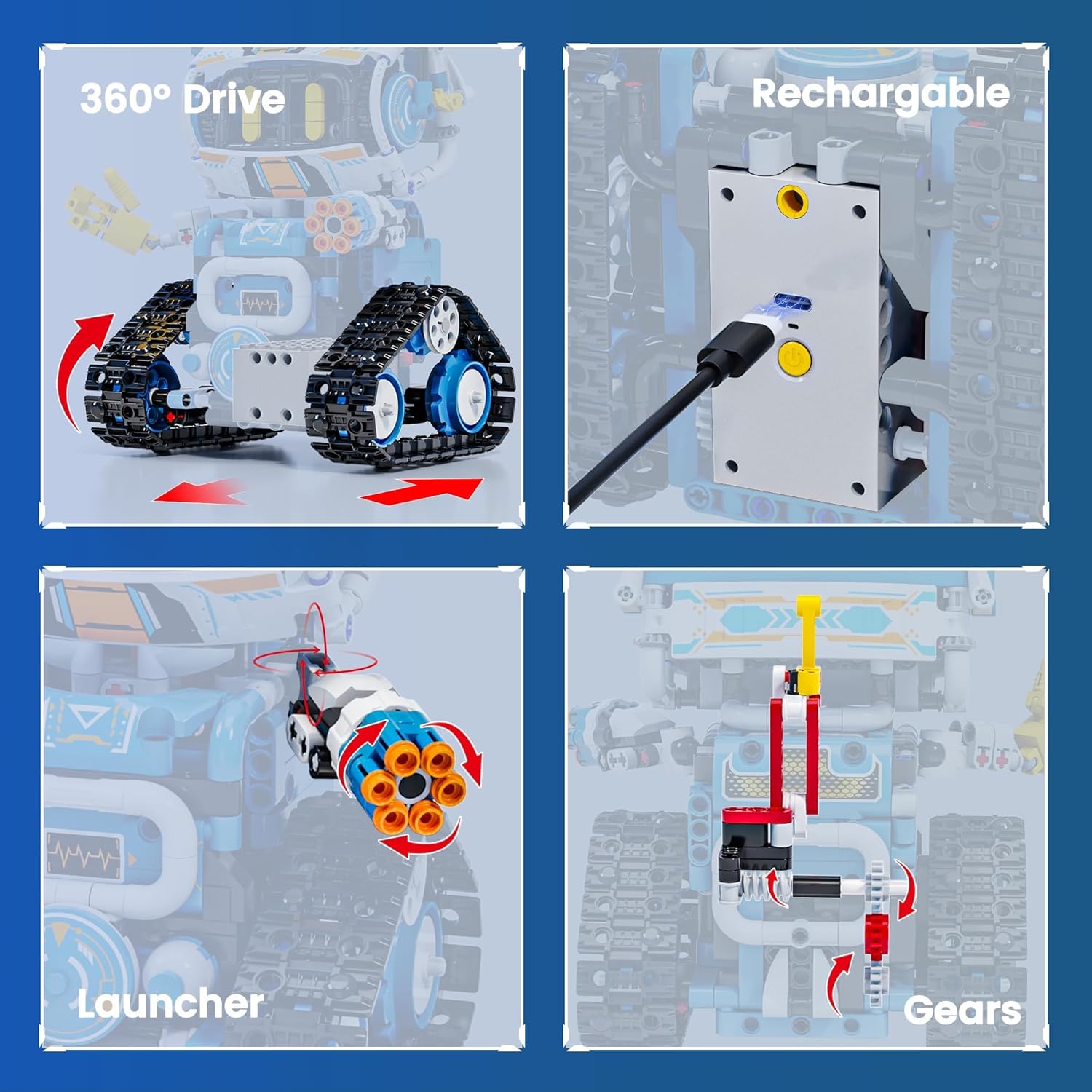 5-Piece - Science - STEM Robot Kit - STEM Learning Toy - Ages 8-13