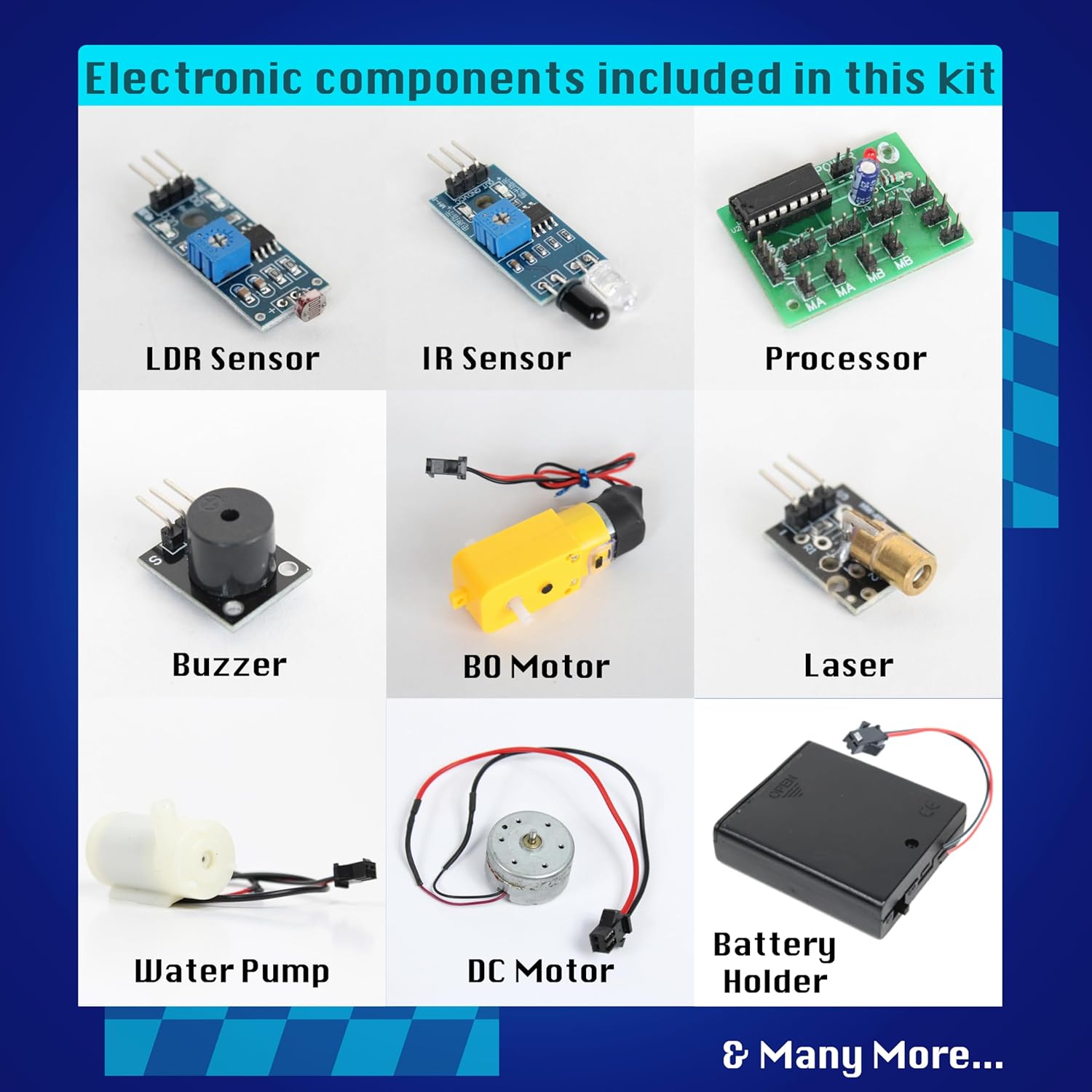 10-Piece - Science - STEM Robot Kit - STEM Learning Toy - Ages 8-14
