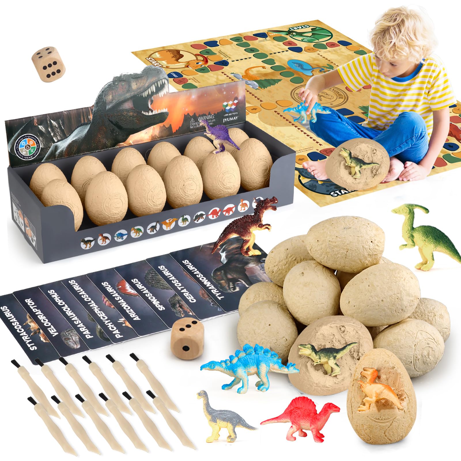 Dinosaur Dig Kit - Creative Play Toy - DDK-007