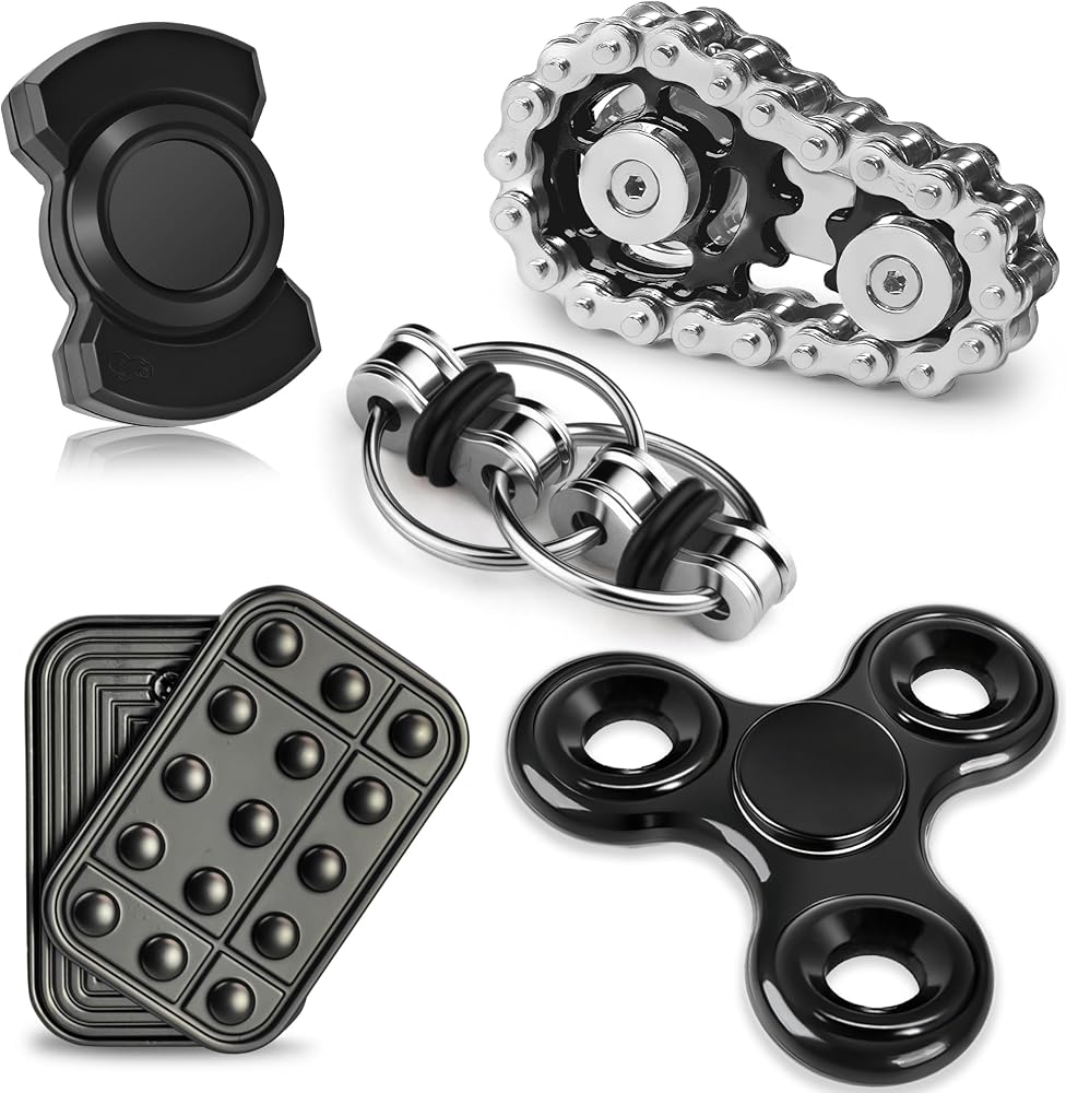 5-Piece - Magnetic - Desk Fidget Toy - Sensory Play Toy - Ages 8+