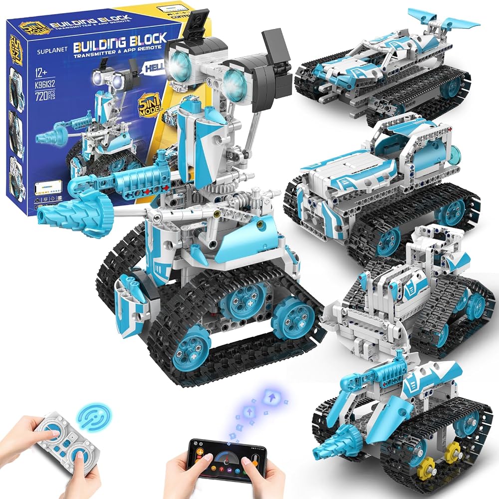 720-Piece - Science - STEM Robot Kit - STEM Learning Toy - Ages 8-14