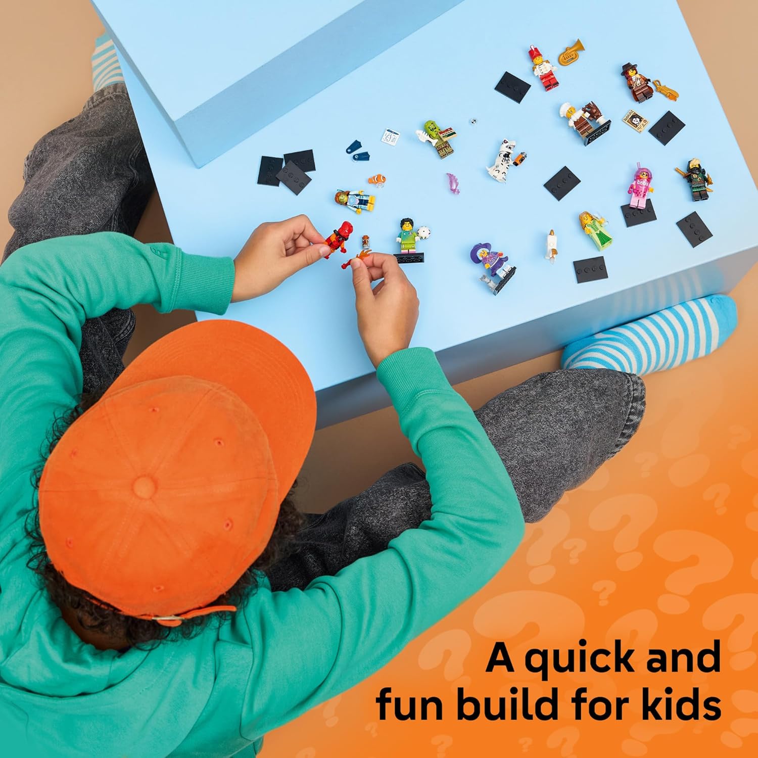 6-Piece - Mini Building Blocks Set - Creative Play Toy - Ages 6+