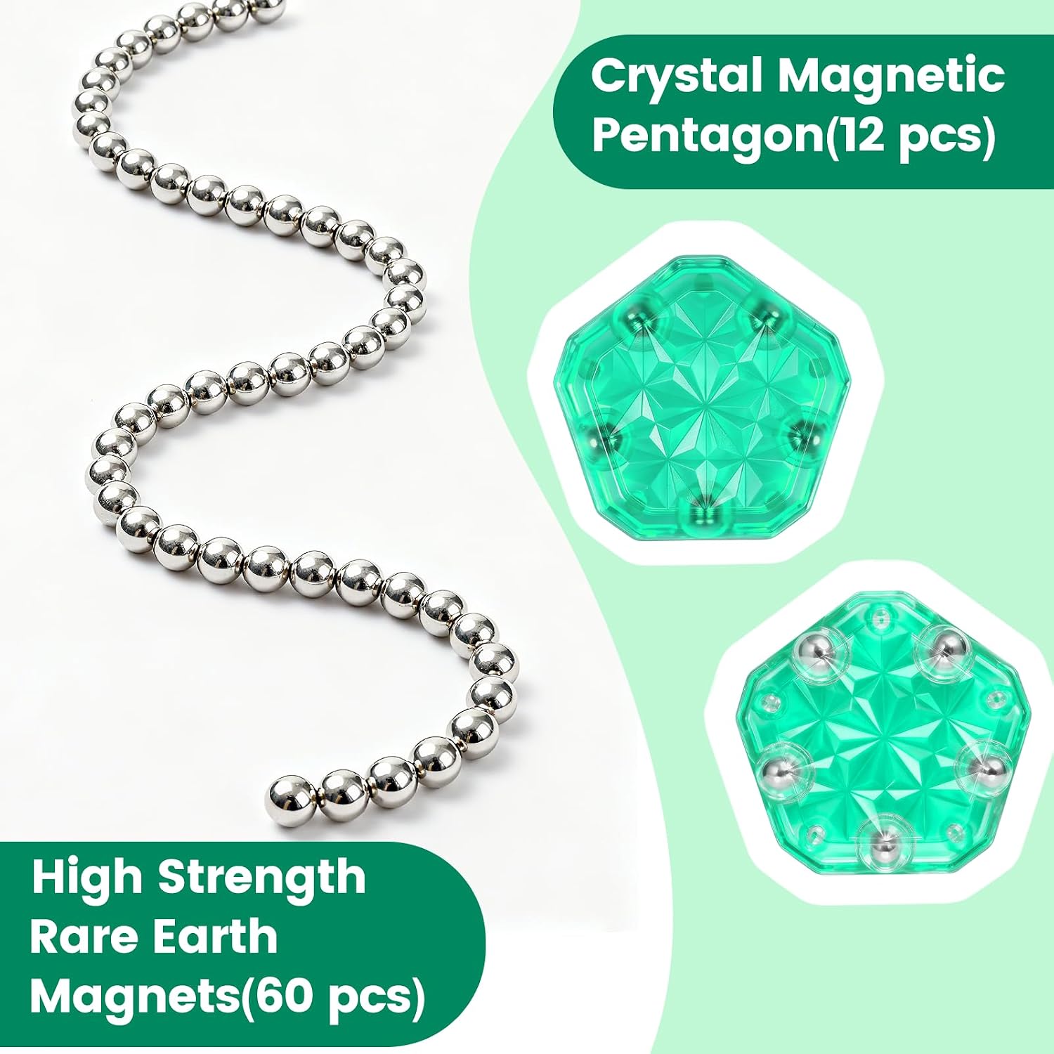 Magnetic - Desk Fidget Toy - Sensory Play Toy - Ages 14+
