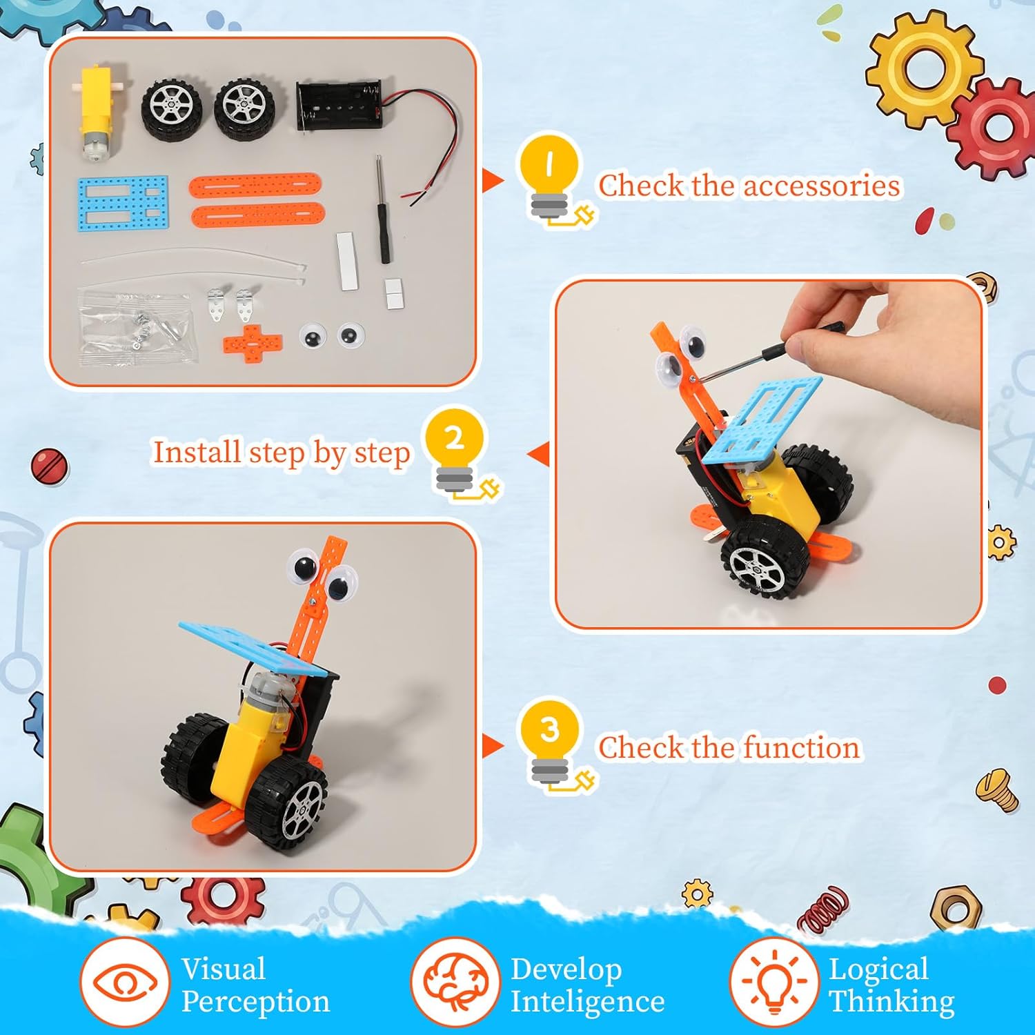Car - STEM Robot Kit - STEM Learning Toy - Ages 12+