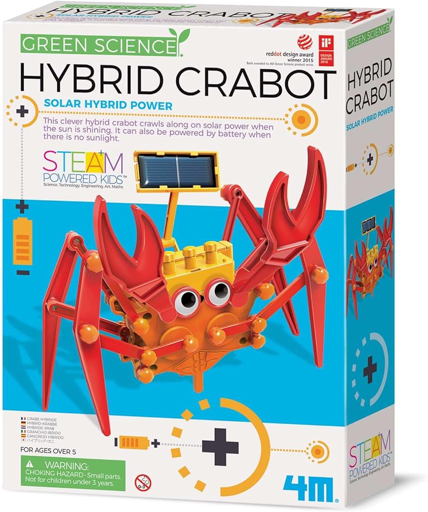 Solar Robot Kit - STEM Learning Toy - Ages 8-12