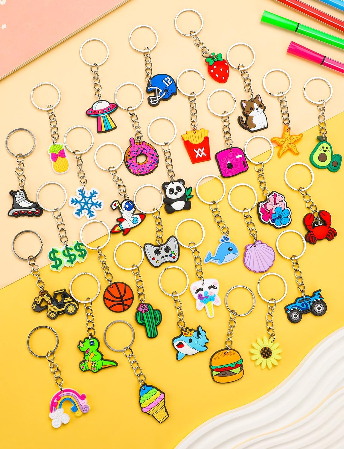32-Piece - Car - Bag Charm Toy - Creative Play Toy