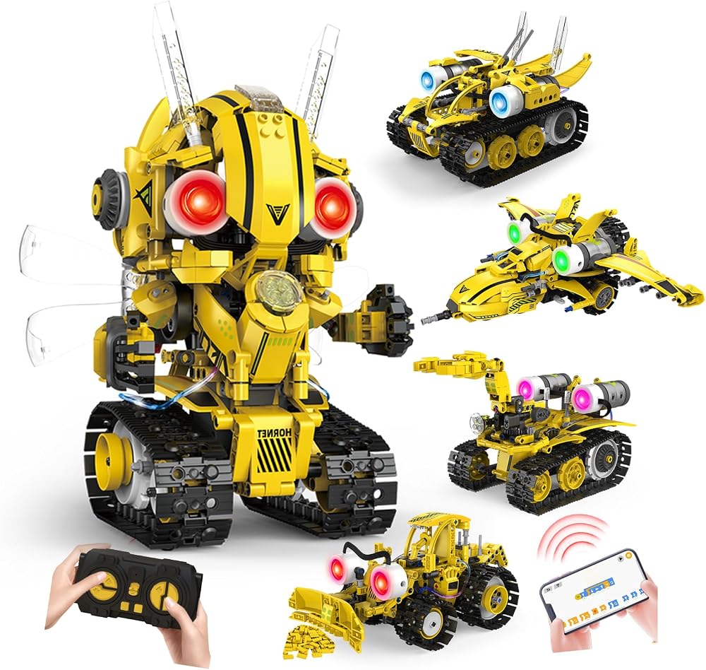 673-Piece - Solar Robot Kit - STEM Learning Toy - Ages 6-12