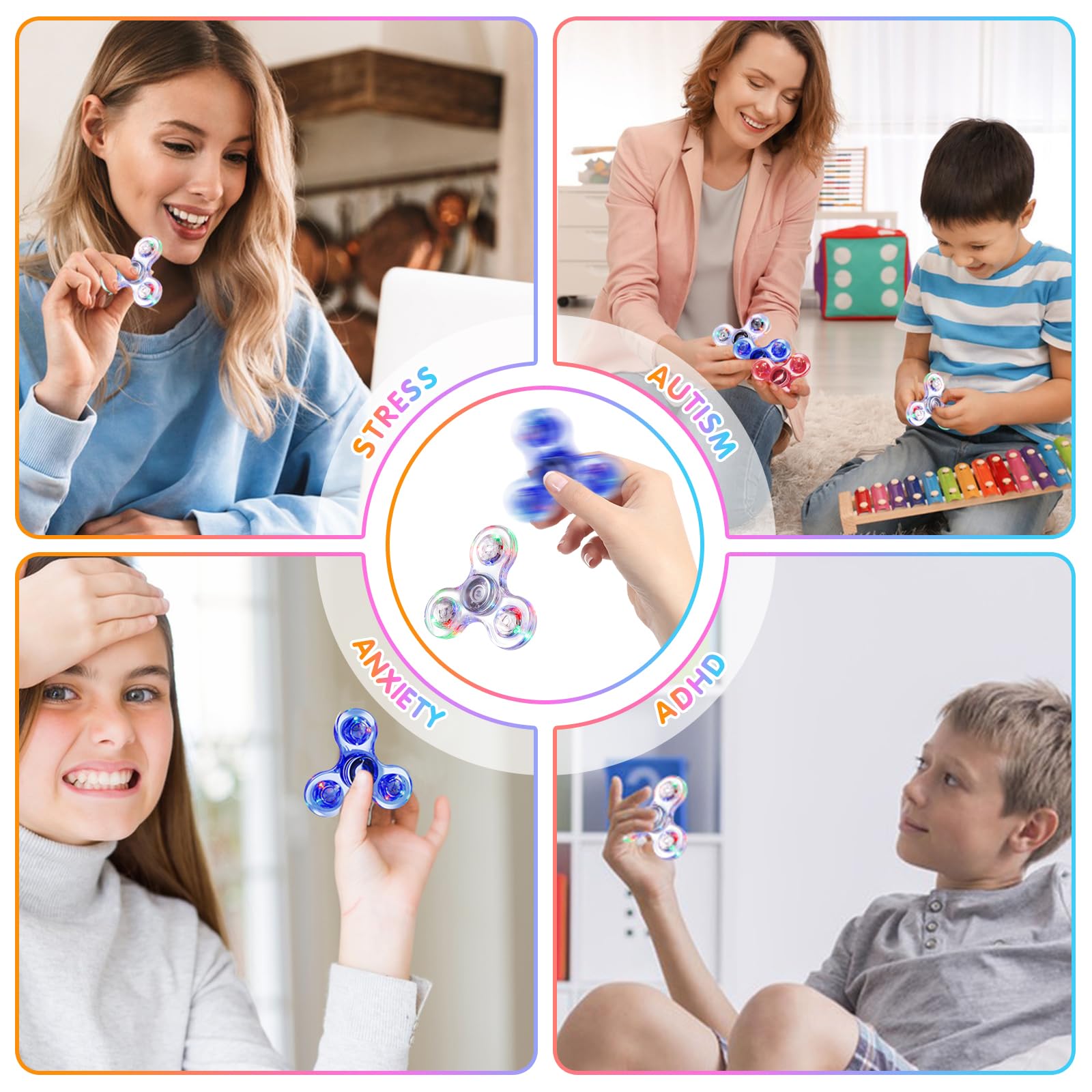 2-Piece - Sensory - Stocking Stuffer Toys - Sensory Play Toy - Ages 3+