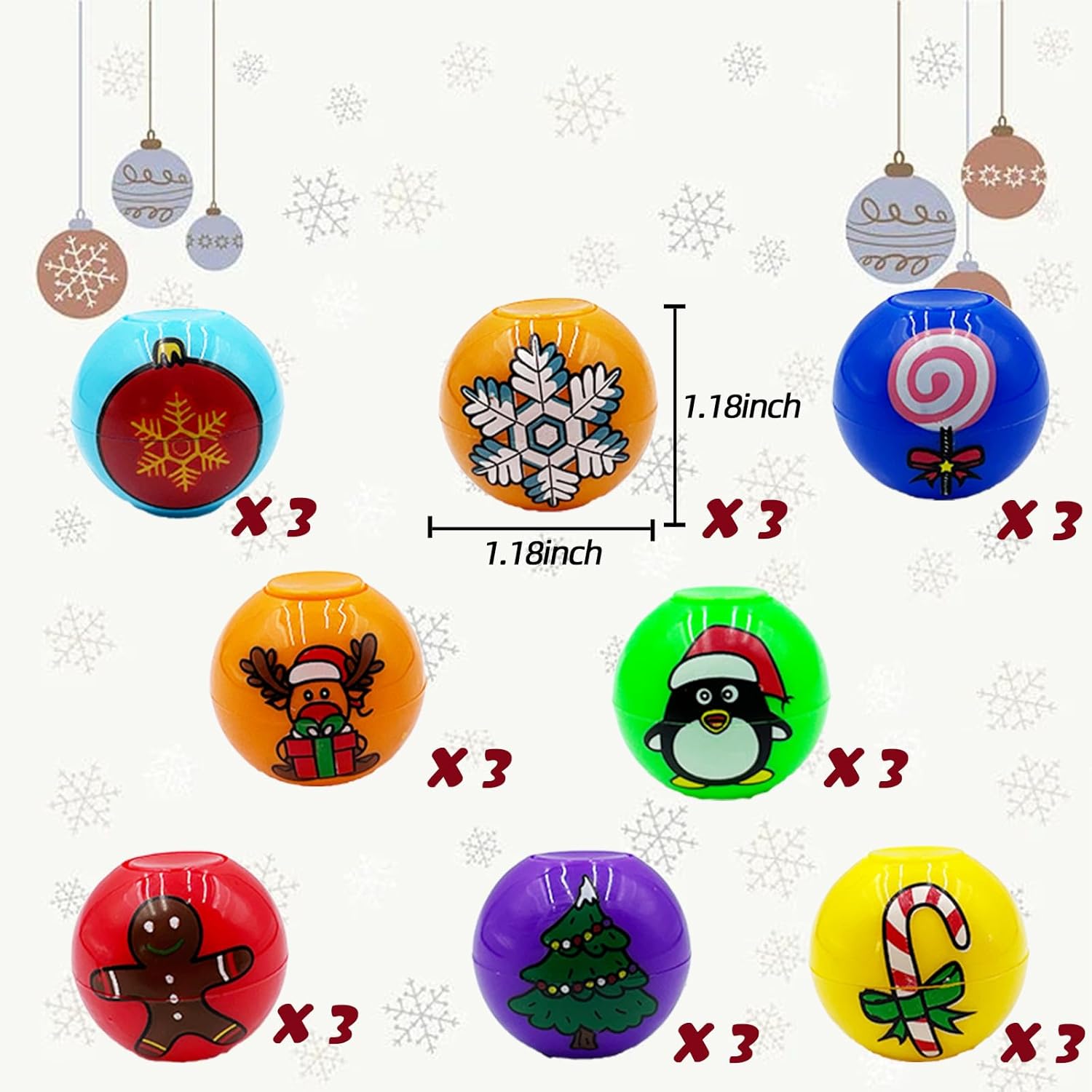 24-Piece - Fidget - Stocking Stuffer Toys - Sensory Play Toy - Ages 3+
