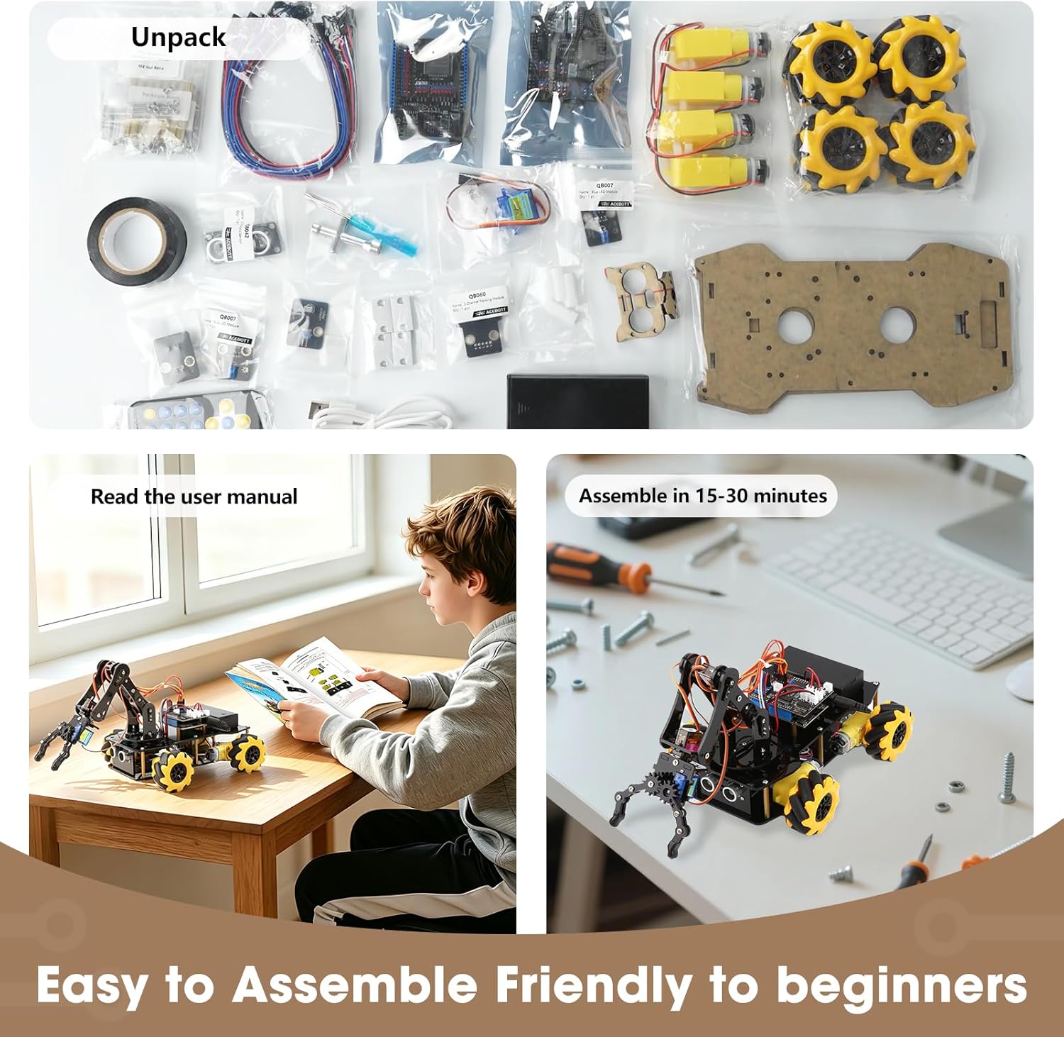 Car - STEM Robot Kit - STEM Learning Toy - Ages 8-12